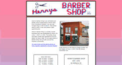 Desktop Screenshot of henrysbarbershop.com